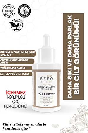 Apibeauty Arı Zehirli Propolisli Anti-aging Yüz Bakım Serumu 30ml