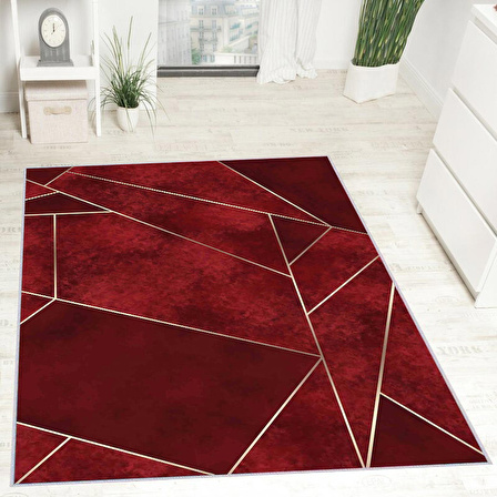 Dijital Baskı Yıkanabilir Kaymaz Taban Salon Halısı Ve Yolluk RVG0669