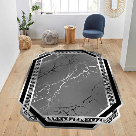 Dijital Baskı Yıkanabilir Kaymaz Taban Salon Halısı Ve Yolluk RVG0664-SM304
