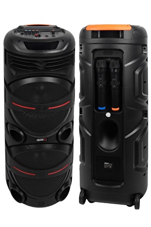 Midex 600 Watt Parti Karaoke Eğlence Işıklı Ses Sistemi Bluetooth Hoparlör (MXR-600)