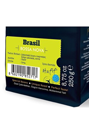 Moliendo Brasil Bossa Nova Yöresel Kahve ( Çekirdek Kahve ) 250 G.