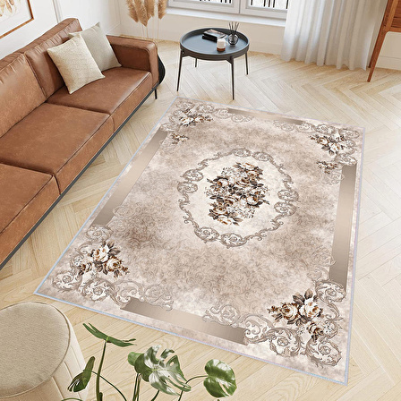 Dijital Baskı Yıkanabilir Kaymaz Taban Salon Halısı Ve Yolluk RVG0430