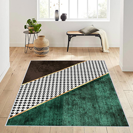 Dijital Baskı Yıkanabilir Kaymaz Taban Salon Halısı Ve Yolluk RVG0204-SD429