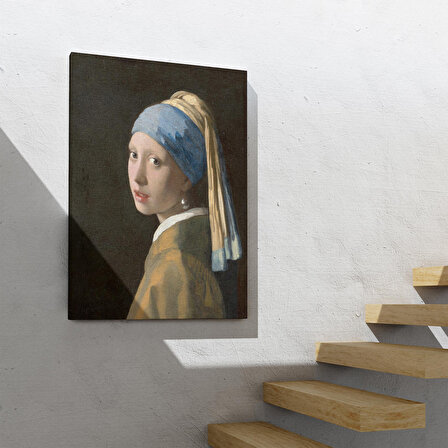 İnci Küpeli Kız Kanvas Tablo, Ressam Johannes Vermeer 
