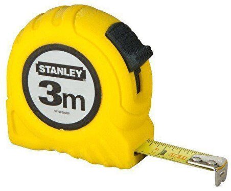 Stanley Sarı Metre 3m x 13mm 1-30-487