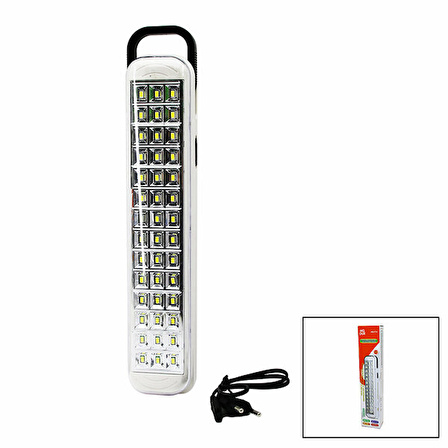 42SMD LED LAMBA IŞILDAK FENER FİŞ ŞARJLI & KULPLU