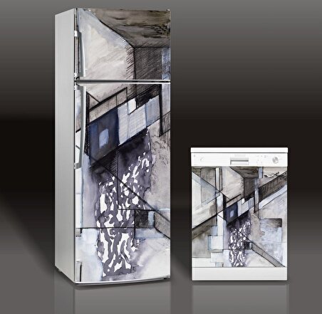 Supersticx Buzdolabı & Bulaşık Makinası Takım Sticker