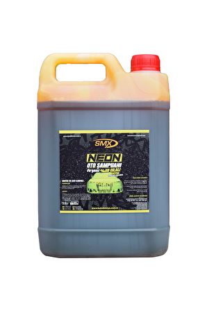 SMX Neon %50 Cilalı Fırçasız Oto Şampuanı 5 Lt.