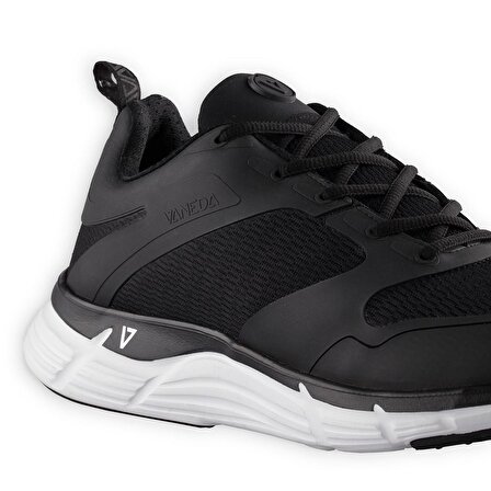 Vaneda Comfort Siyah Sneakers Spor Ayakkabı V1254 