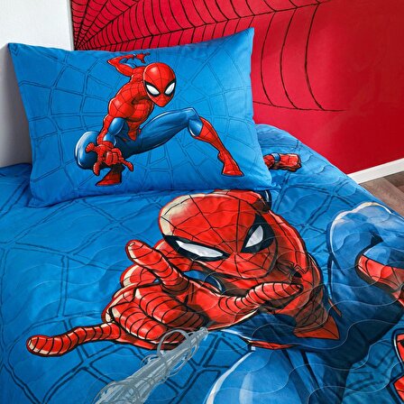 Lisanslı Spiderman Focus CPP Tek Kişilik Yatak Örtüsü