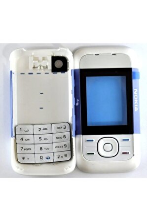 Nokia 5200 Full Kasa-kapak-tuş - Mavi