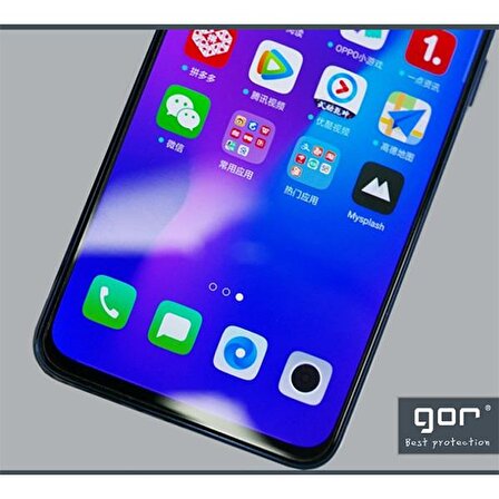 Gor Oppo R17,R17 Pro 3d Kavisli Darbe Emici Full Ekran Koruyucu 2 Adet Set