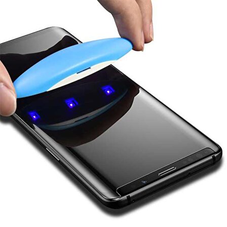 Sm Galaxy Note 10 Full Uv Liquid+uv Işık 3d Kırılmaz Cam Ekran Koruyucu