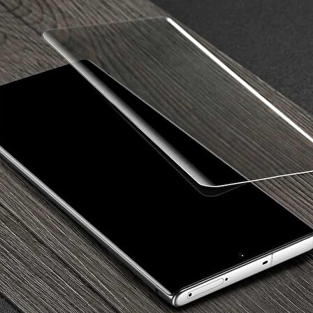 Sm Galaxy Note 10 Full Uv Liquid+uv Işık 3d Kırılmaz Cam Ekran Koruyucu