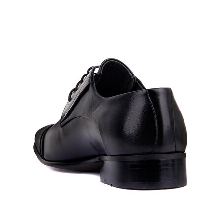 Fosco - Siyah Deri Neolit Erkek Klasik Ayakkabı
