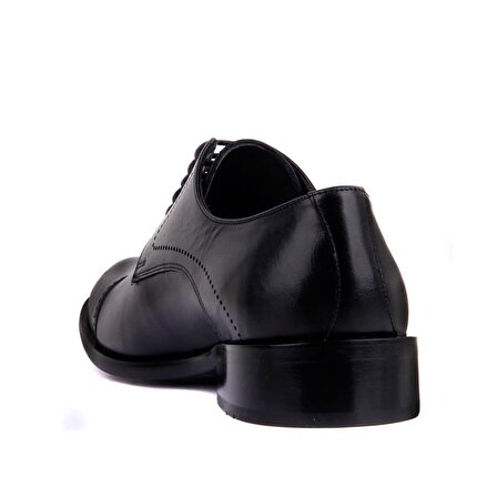 Fosco - Siyah Deri Neolit Erkek Klasik Ayakkabı