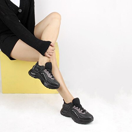 Morinx - Siyah Renk Kadın Sneaker