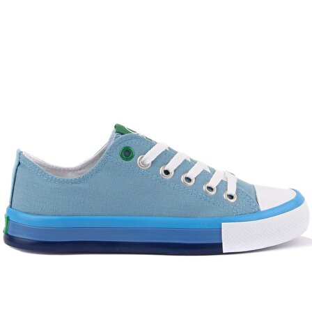 Benetton - Mavi Renk Bağcıklı Kadın Günlük Ayakkab