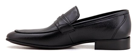 2232 Oskar Hakiki Deri Klasik Erkek Ayakkabı-Siyah