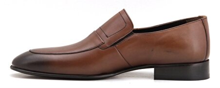 2301 Oskar Hakiki Deri Klasik Erkek Ayakkabı-Taba