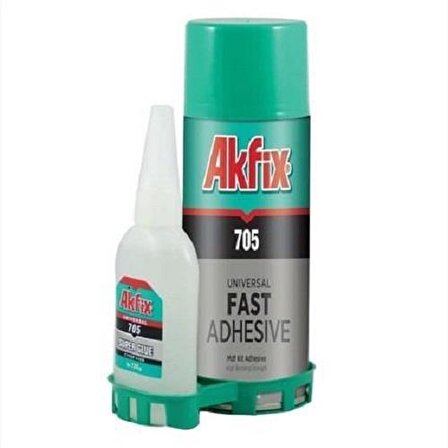 Akfix Mdf Plastik Hızlı Yapıştırıcı 200 ML+50 Gr