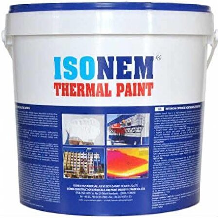 İsonem Thermal Paint Isı Yalıtım Boyası 18 Lt Beyaz