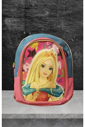 Anasınıfı- Anaokulu Çantası Barbie Figürlü Kız Çocuğu Okul Çantası
