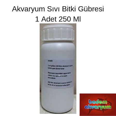 Akvaryum Sıvı Bitki Gübresi 1 Adet 250 Ml Potasyum