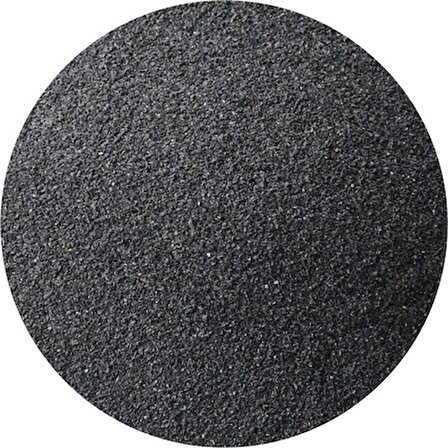 Siyah Bazalt Akvaryum Kumu 0,5 mm Mat Bazalt Siyah  İnce 1 Kg