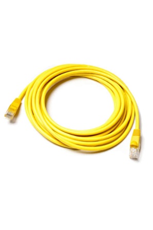 20 Metre Cat6 Sarı Lan Ethernet Modem Bilgisayar İnternet Rj45 Patch Switch Network Kablosu