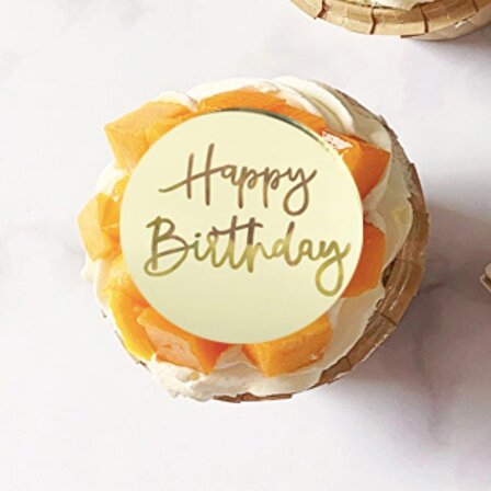 Cake Topper Parti Malzemeleri Kurabiye Cupcake Muffin Pasta Süsü Doğum Günü Süsü - Happy Birthday