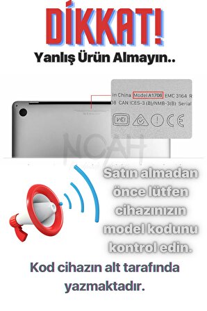 Macbook Pro Kılıf 15.4 inç A1707-A1990 Mac06 Şeffaf Sert PVC Kaykay Spor