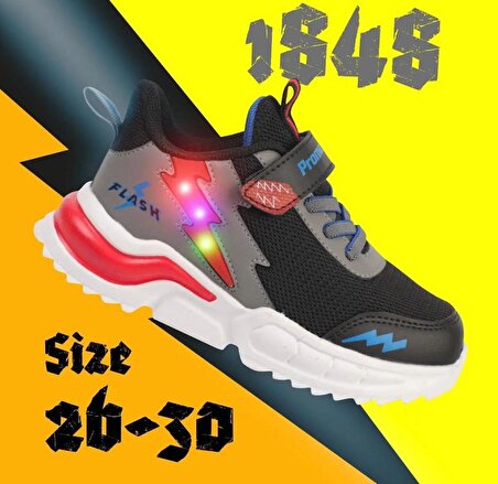 Promax 1848 Erkek Çocuk Işıklı Sneaker