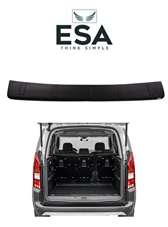 ESA Peugeot Rifter 2018-2021 Arka Tampon Koruma Bagaj Eşiği ABS