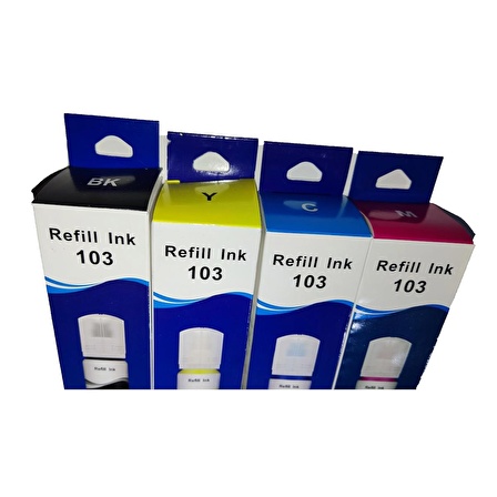 Melsan For Epson EcoTank L3160 Mürekkep Muadil Set 4 Renk Takım