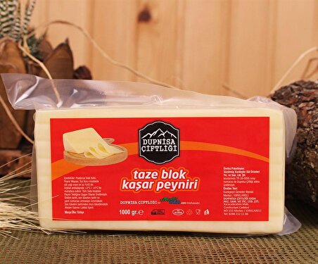 Dupnisa Çiftliği Taze Kaşar Peyniri 1000g