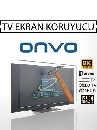 TVSAFENOW ONVO 70'' Inç 177 Ekran Televizyonlar Için Uyumlu Tv Ekran Koruyucu