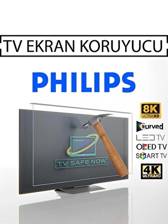TVSAFENOW PHİLİPS 75'' Inç 190 Ekran Televizyonlar Için Uyumlu Tv Ekran Koruyucu