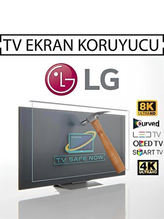 TVSAFENOW LG 75'' Inç 190 Ekran Televizyonlar Için Uyumlu Tv Ekran Koruyucu