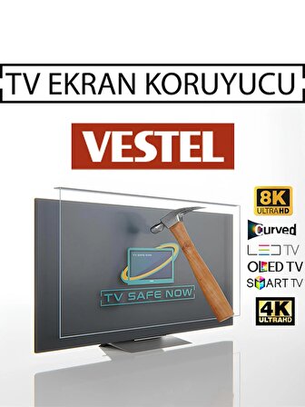 TVSAFENOW Vestel 70'' Inç 177 Ekran Televizyonlar Için Uyumlu Tv Ekran Koruyucu