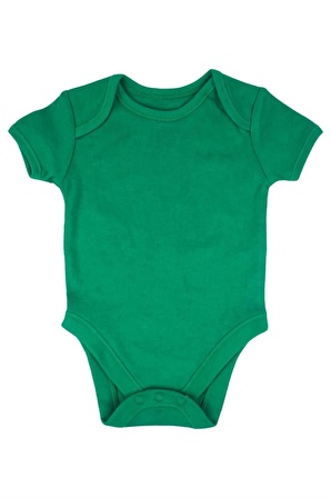 Bebek Desenli %100 Pamuk 5'li Kısa Kollu Bodysuit / Zıbın