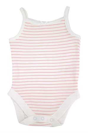 Kız Bebek %100 Pamuk Pembe Desenli 5'li Bodysuit/zıbın