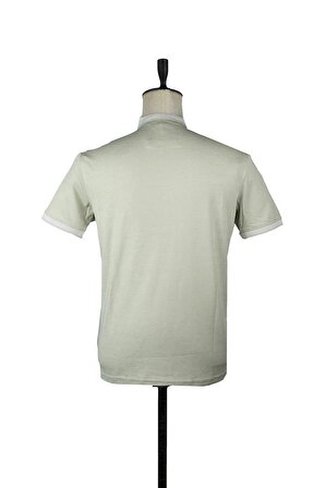 Kısa Kol Merserize Polo Yaka Slim Fit Dar Kesim Casual T-Shirt 1011220112 Açık Bej