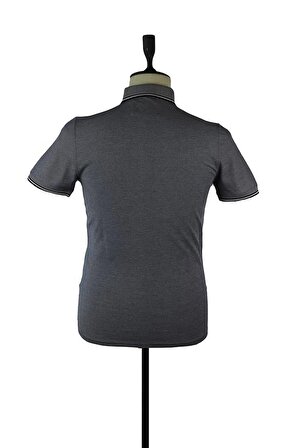 Kısa Kol Oxford Polo Yaka Slim Fit Dar Kesim Klasik T-Shirt 1011220140 Koyu Lacivert
