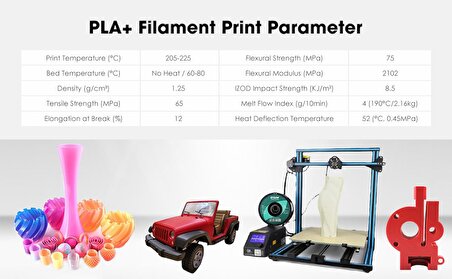 eSUN MOR Filament PLA + 1,75 mm 1 kg