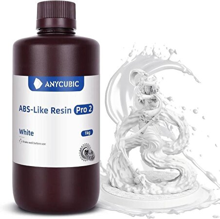 Anycubic ABS Like Resin (PRO 2) 1 Kg - Beyaz SLA
