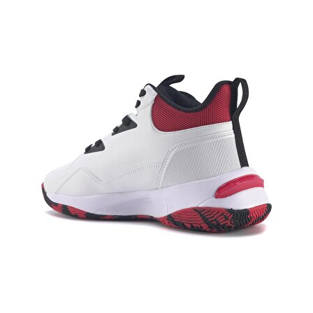 Basketbol Lotto Hıgher 3fx Beyaz Erkek Basketbol Ayakkabısı Beyaz Kırmızı Siyah