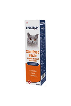 Spectrum Care Kısırlaştırılmış Kediler İçin Vitaminli Malt Paste 30 Gr