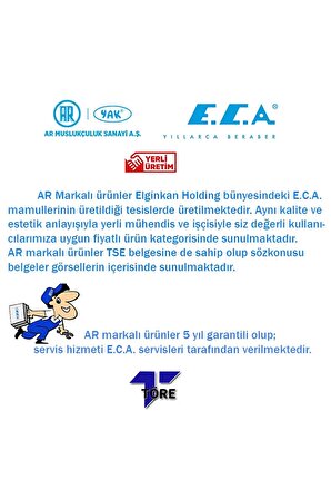 Ar Suga Duş Kolonu Duş Başlık Seti Eca Duş Setleri 102158025