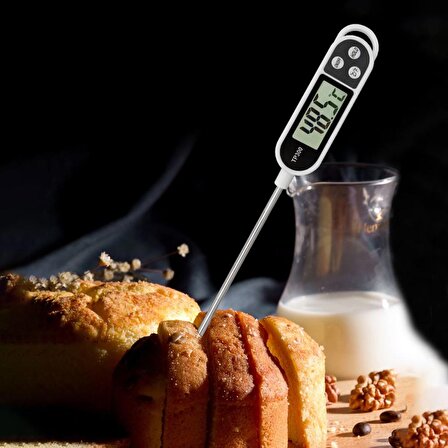 Termometre Sıvı Gıda Et Su Yiyecek Sıcaklık Ölçer Mutfak thr138x